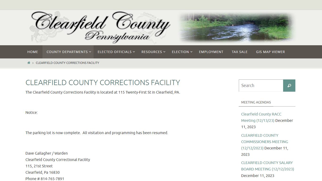 Clearfield County Corrections Facility